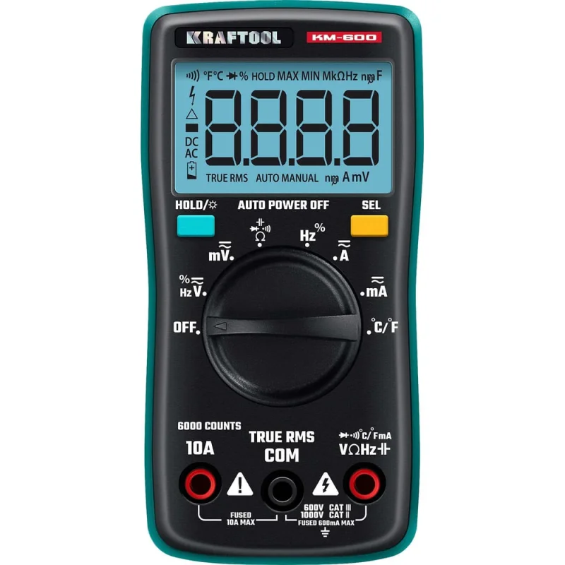 Цифровой мультиметр KRAFTOOL KM-600 59854