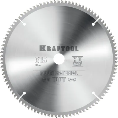 Диск пильный по алюминию KRAFTOOL Multi material 315x30 мм, 36953-315-30