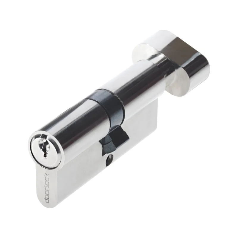 Цилиндр DOORLOCK V 2200Z N серия Variant, никелированный, 30x30 мм, кл/пов. кнопка, 5 ключей 79010