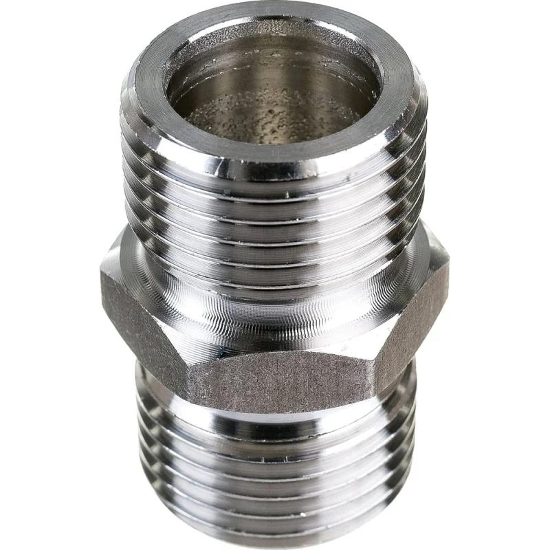 Ниппель VALTEC нержавеющая сталь 1/2х1/2 VTi.582.I.0404