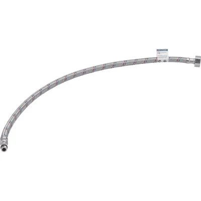 Подводка для смесителей СТМ сталь 1/2xM10x60 см., короткий штуцер CWFSS060