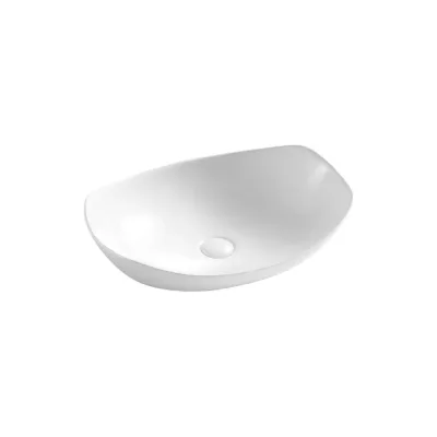 Накладной умывальник чаша Ceramicanova Element овальная, 560х400х155 мм CN5016
