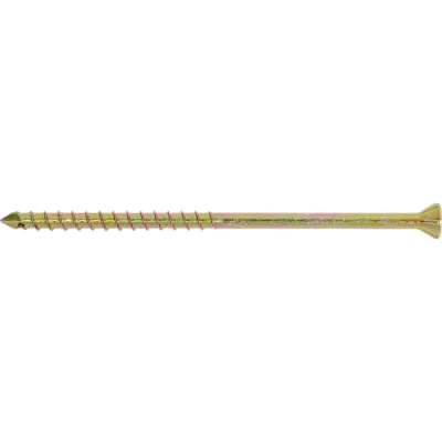 Саморез отделочный INFIX потайной 4x80 желтый цинк TX 15 25 шт 4718119