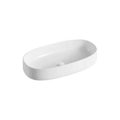 Накладной умывальник чаша Ceramicanova Element овальная, 675х350х140 мм CN5022