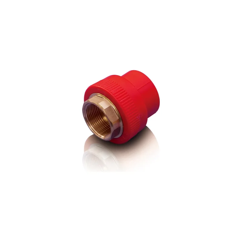 Резьбовая муфта Blue Ocean "Fire Secure" (вн) - 50x1.1/2" под ключ, противопожарный полипропилен Fire-S-B1 PPRF/HTIA(R)-50х1.1/2"