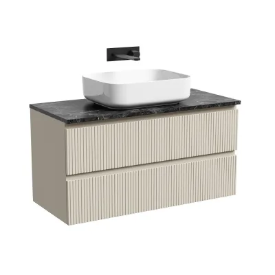 Тумба под раковину Sancos Snob T 100 см подвесная beige soft (SNT100CE)