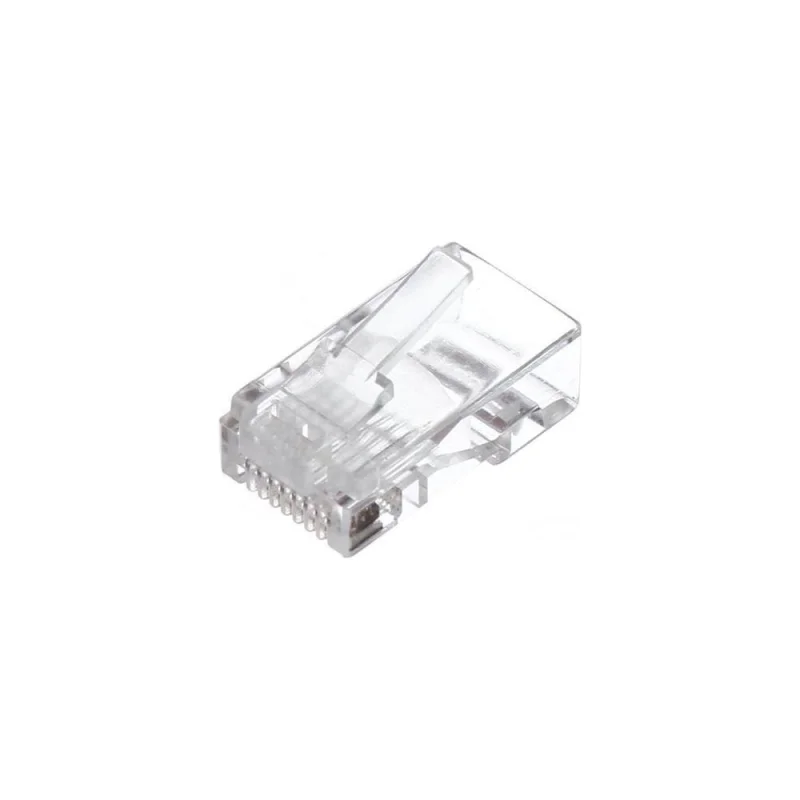 Коннектор VCOM RJ-45, 8P8C, для UTP кабеля, 6 категория, упаковка 100 штук NM006-1/100