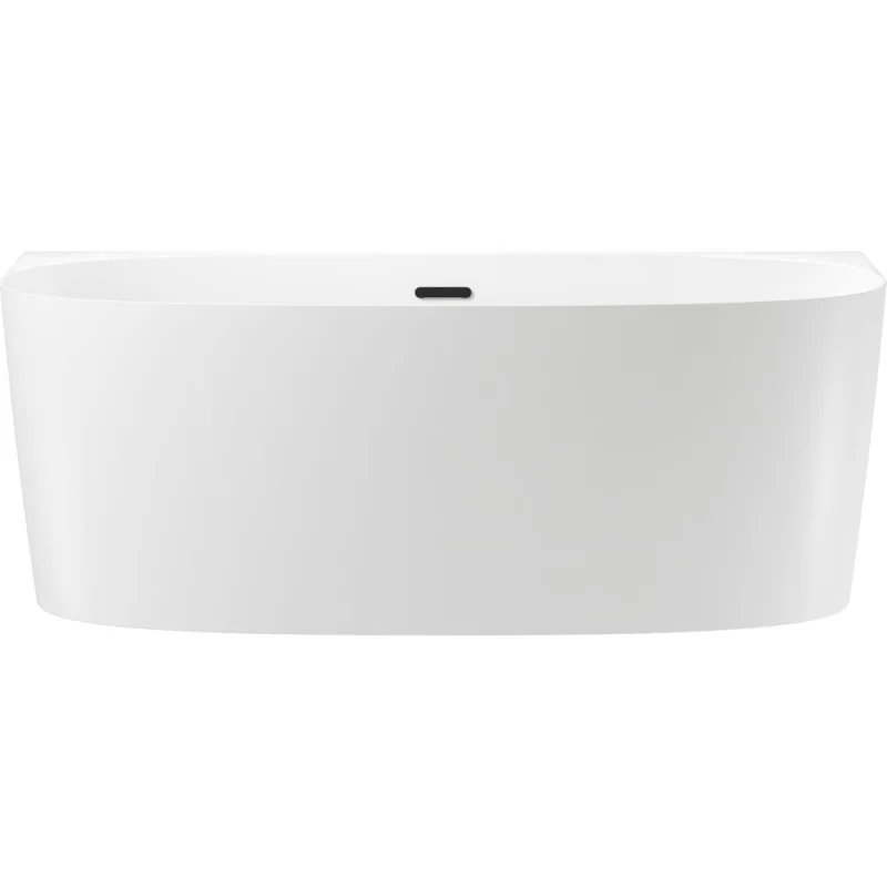 Пристенная акриловая ванна Wellsee Belle Spa 2.0 160x75 см в наборе 4 в 1 235801003