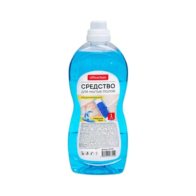 Средство для мытья полов OfficeClean Морской бриз концентрат 1 л 257297