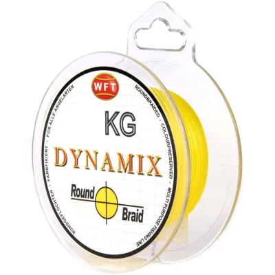 Плетеная леска WFT KG ROUND DYNAMIX Yellow 300/035 1D-C-106-035
