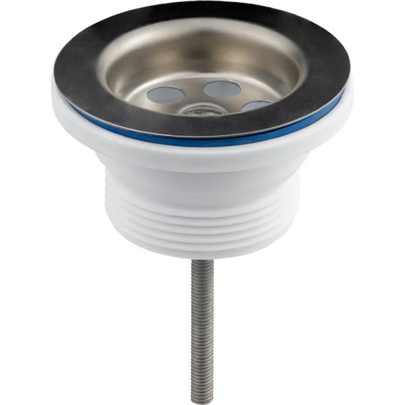 Выпуск для раковины для сифона MasterProf 1.1/2" нержавеющая решетка 70 мм ИС.110702