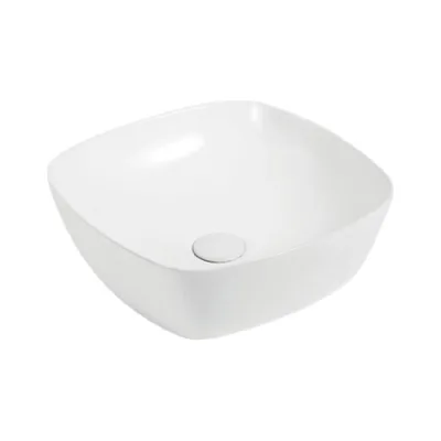 Накладной умывальник чаша Ceramicanova Element квадратная, 400х400х140 мм CN5006