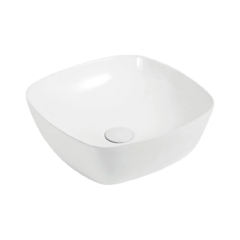 Накладной умывальник чаша Ceramicanova Element квадратная, 400х400х140 мм CN5006