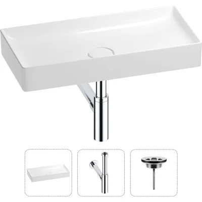 Раковина для ванной Wellsee Pure BY201001266 в наборе 3 в 1 201001266