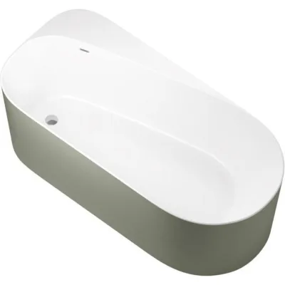 Ванна акриловая Allen Brau Priority 170х80 см отдельностоящая с ножками (2.31001.21/CGM)