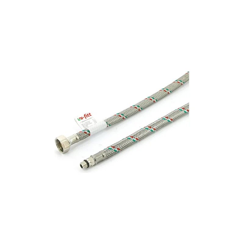 Подводка гибкая для смесителя (М10х1-1/2"; 150 см; DN 8; оплётка из нерж. стали) Uni-Fitt 502S2815