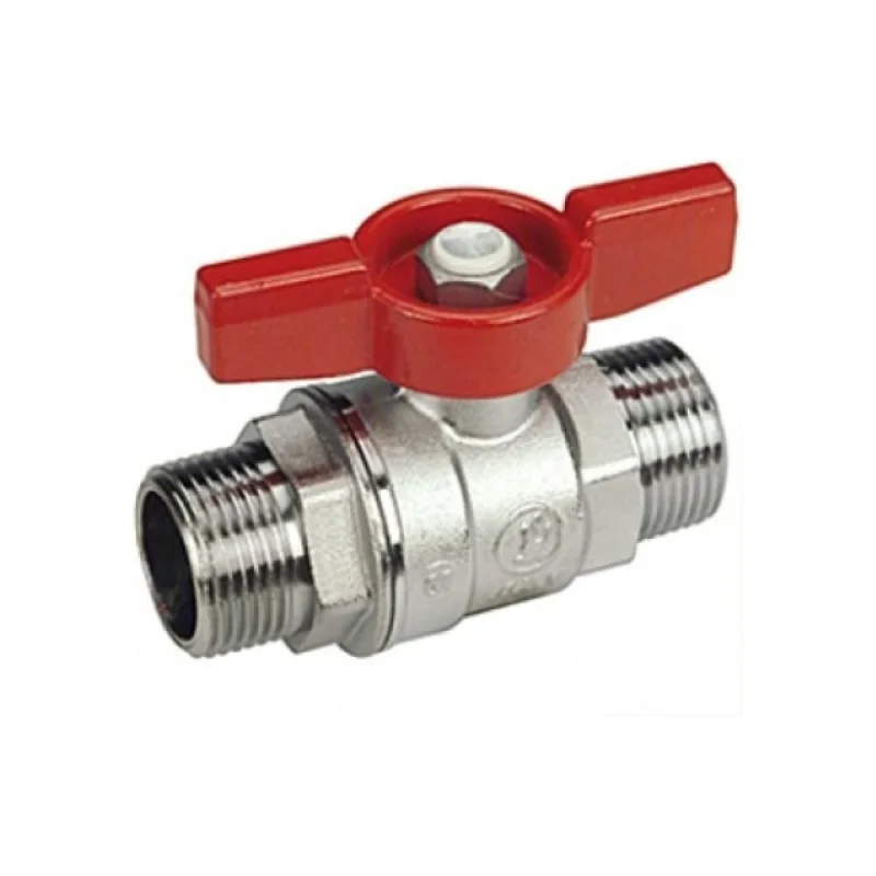 Шаровой кран Giacomini латунь хром R253D 20 Ру42 НР бабочка R253X004 007-0898