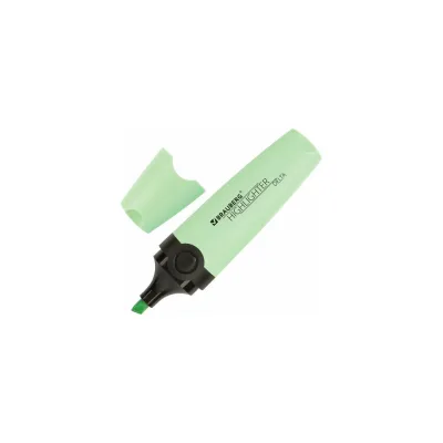 Текстовыделитель 12 шт в упаковке BRAUBERG "DELTA PASTEL" МЯТА линия 1-5 мм  151730