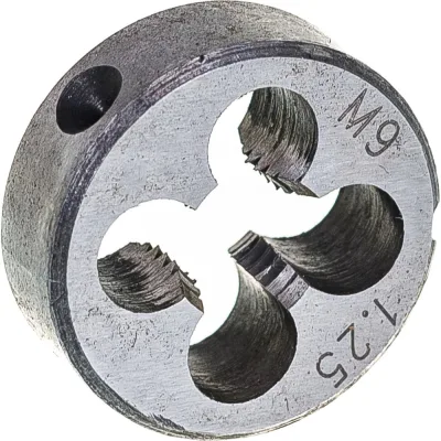 Плашка Эврика M09x1,25-25мм, в пластиковом футляре ER-00912P 468917