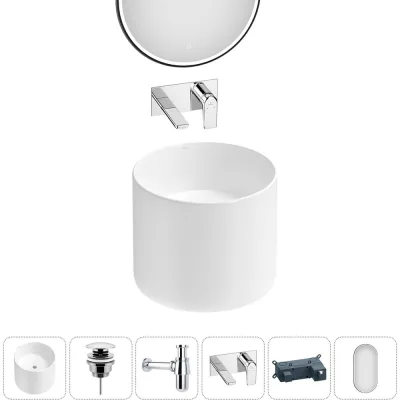 Набор Wellsee 5 в 1 M1 Limited Edition подвесная раковина 45x45 см 20219003R
