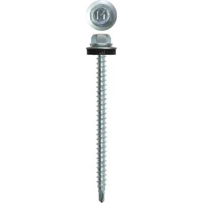 Кровельный саморез Daxmer 4,8x70 цинк сверло №1, 100 шт 00000304182