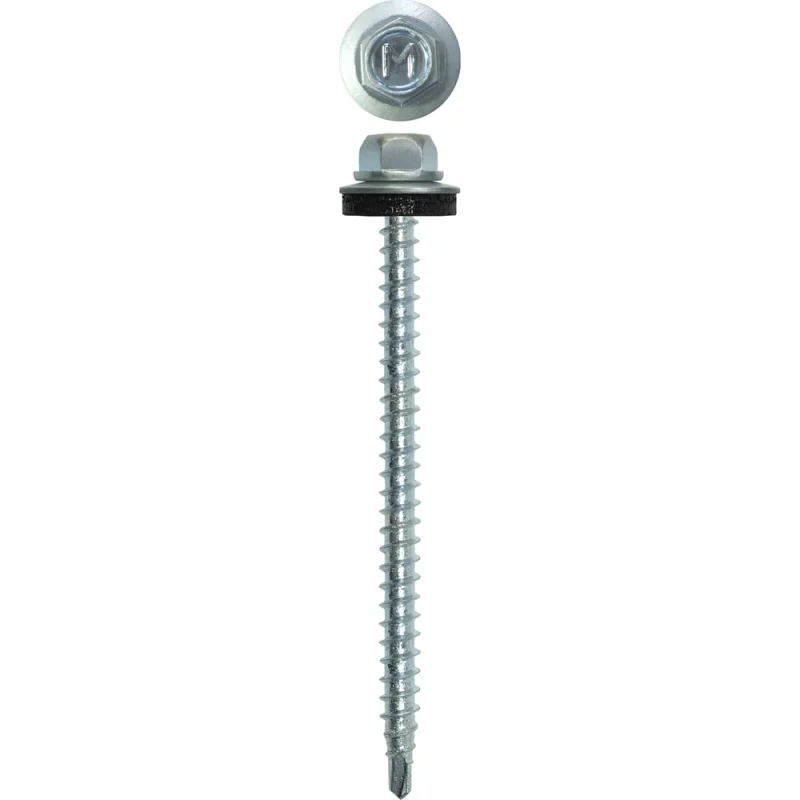 Кровельный саморез Daxmer 4,8x70 цинк сверло №1, 100 шт 00000304182