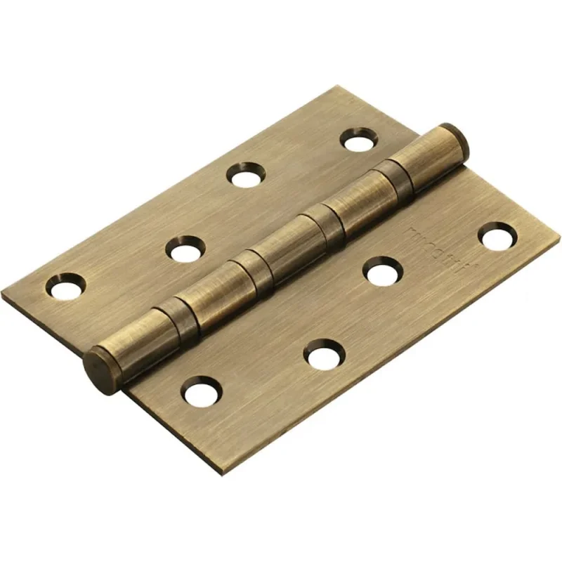 Петля стальная универсальная Rucetti RS 100X70X2.5-4BB AB, бронза 9010638