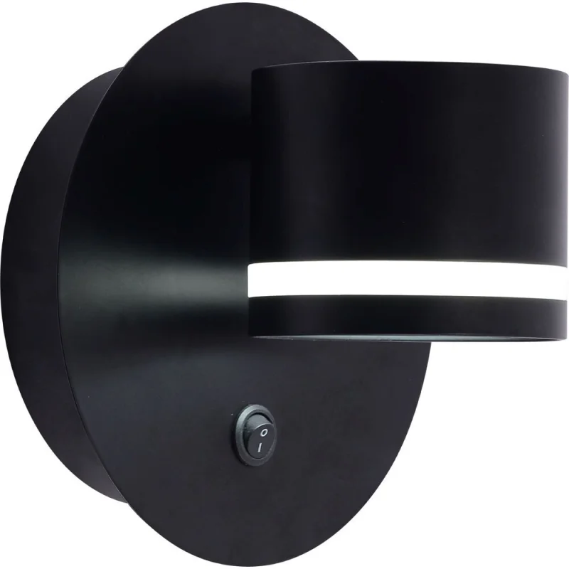 Бра Schaffner Versi GX53 15 Вт 220 В черное IP20 (4455-1W BK)