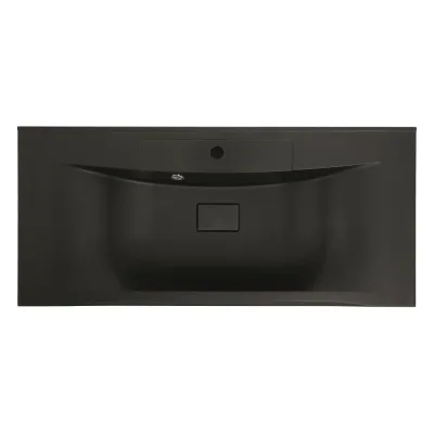 Раковина из искусственного мрамора Art&Max AM-LAV-1000-MR-FP-Nero