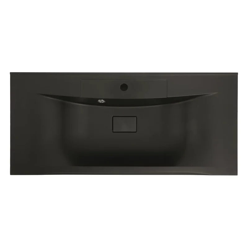 Раковина из искусственного мрамора Art&Max AM-LAV-1000-MR-FP-Nero