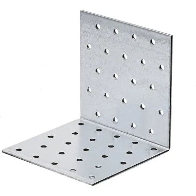 Уголок крепежный равносторонний STARFIX 50x60x60 мм, KUR, белый цинк SMP-25938-1