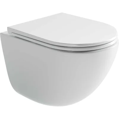 Подвесной унитаз Ceramicanova Vogue безободковый, смыв торнадо CN4008T