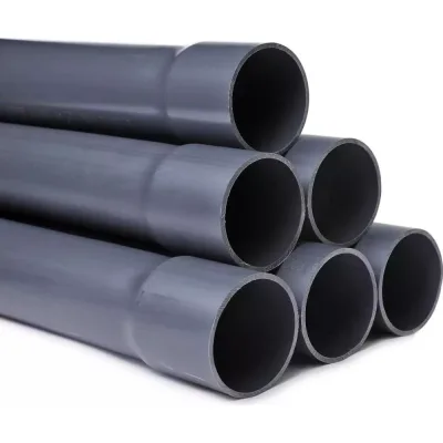 Напорная клеевая труба НПВХ (PVC-U) AQUAVIVA 75x3.6x3000 PN10 с раструбом AQV307536R 37649