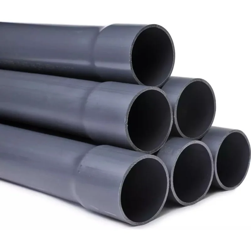 Напорная клеевая труба НПВХ (PVC-U) AQUAVIVA 75x3.6x3000 PN10 с раструбом AQV307536R 37649