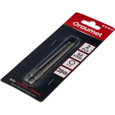Насадки TORX T15, T27, 2 шт DRAUMET 8083