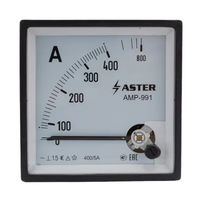 Амперметр Aster AMP-991 400/5А AMP991-400