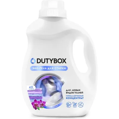 Гель-концентрат для стирки DUTYBOX "Ночная орхидея" (40 стирок), 1 л db-5144