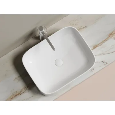 Накладная чаша умывальник Ceramicanova Element прямоугольная 505_380_150мм CN6052