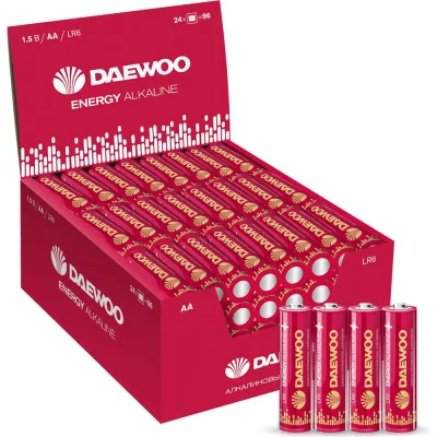 Батарейка Алкалиновый элемент питания DAEWOO AA/LR6 1.5В Energy Alkaline Pack-96(уп.96шт) 5029811