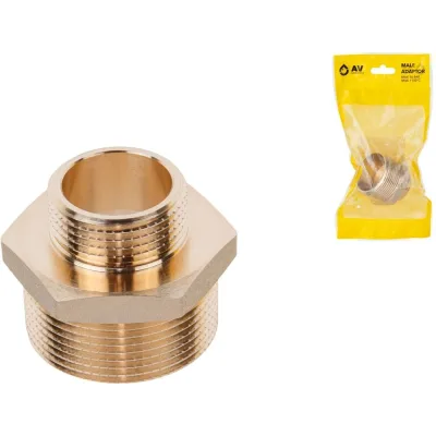 Ниппель редукционный AV Engineering 1 1/2 нар. х 1 нар. AVE303017