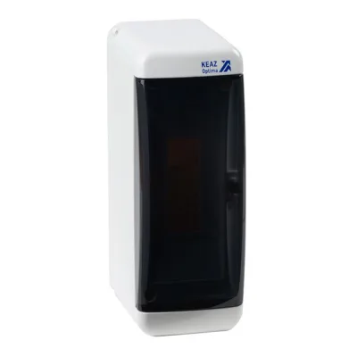 Щит распределительный навесной КЭАЗ OptiBox ЩРН пластиковый IP41 140х60х93,2 мм 2 модуля белый (279144)