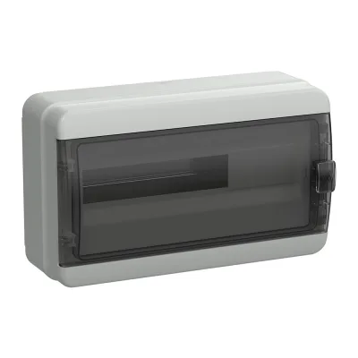 Щит распределительный навесной IEK Tekfor КМПн-18 пластиковый IP65 245х408х153 мм 18 модулей прозрачная дверь (TF5-KP72-N-18-65-K03-K02)