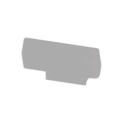 Концевой сегмент Klemsan на клеммники PYK 2,5C, серый, NPP PYK 2,5C 0.0.0.4.446499