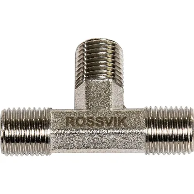 Тройник Т-образный ММM 1/4" Rossvik A137/2.R