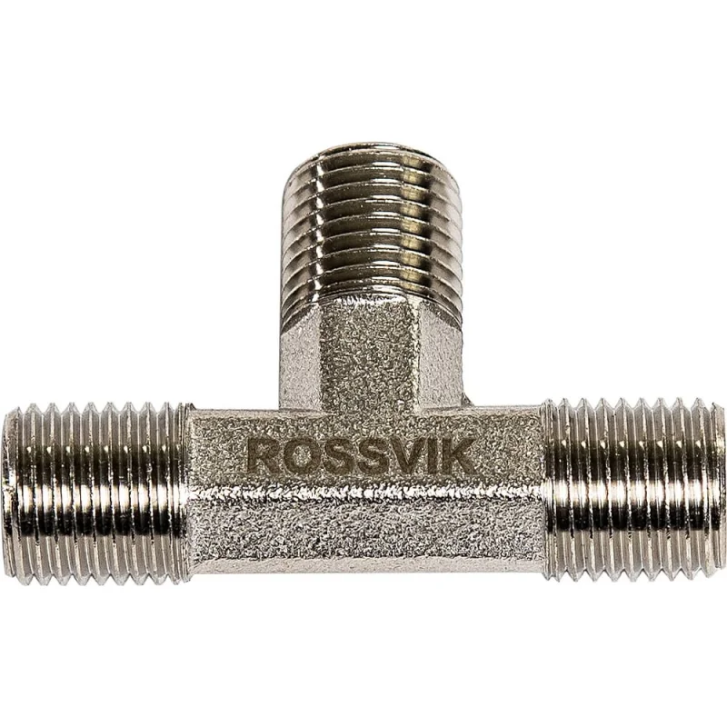 Тройник Т-образный ММM 1/4" Rossvik A137/2.R