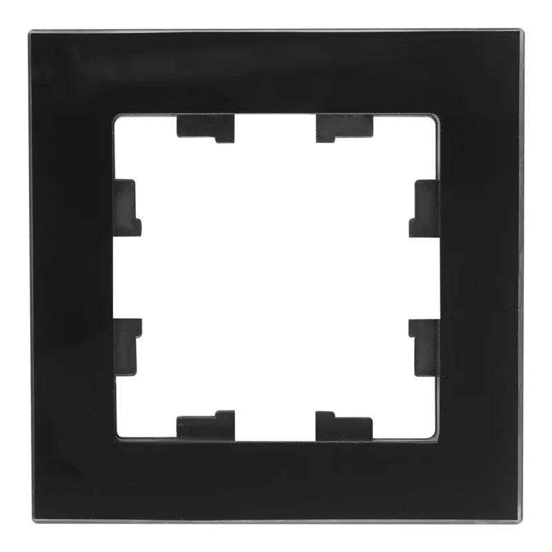 Рамка Systeme Electric AtlasDesign Nature одноместная черная (ATN321001)
