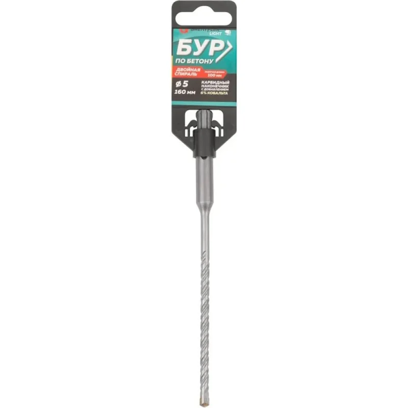 Бур по бетону Light SDS-Plus, 5x160 мм Greatflex 56-5160