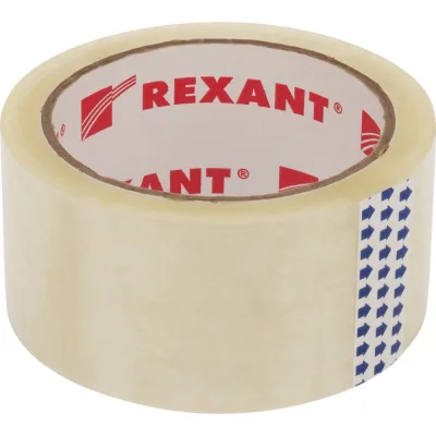 Упаковочная клейкая лента REXANT 48 мм х 50 мкм, прозрачный, 6 рулонов по 66 м 09-4202