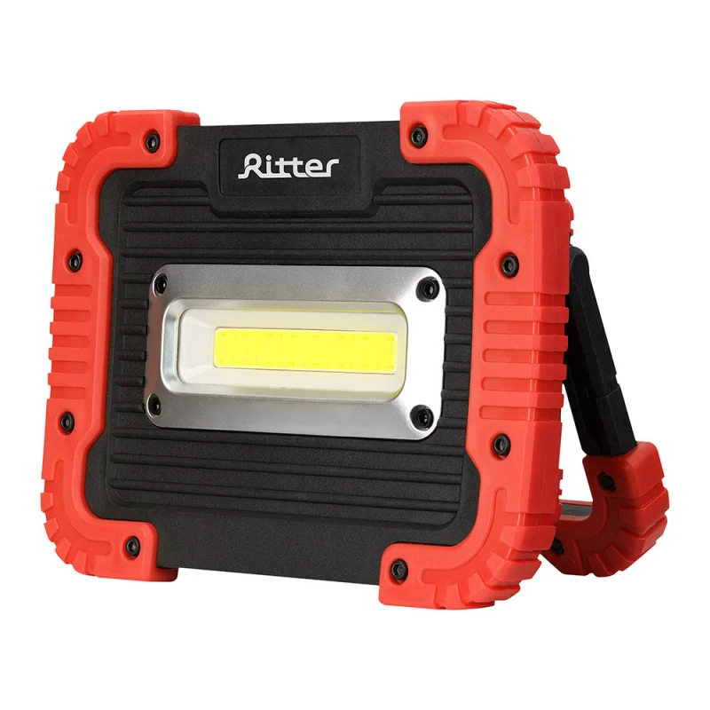 Фонарь прожектор Ritter светодиодный 1 LED 15 Вт аккумуляторный Li-Ion 3000 мАч пластик 4 режима (29133 6)