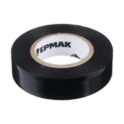 Изолента ЕРМАК премиум класс, 18 мм х 20 м, черная 672-036